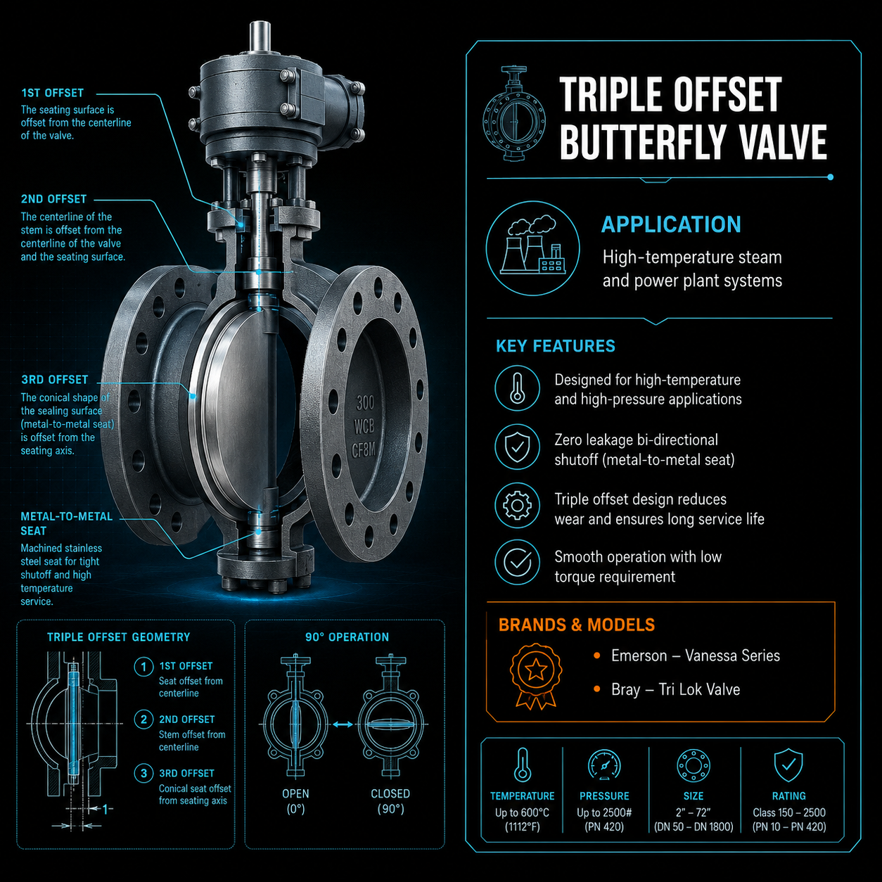 Triple Offset Butterfly Valve