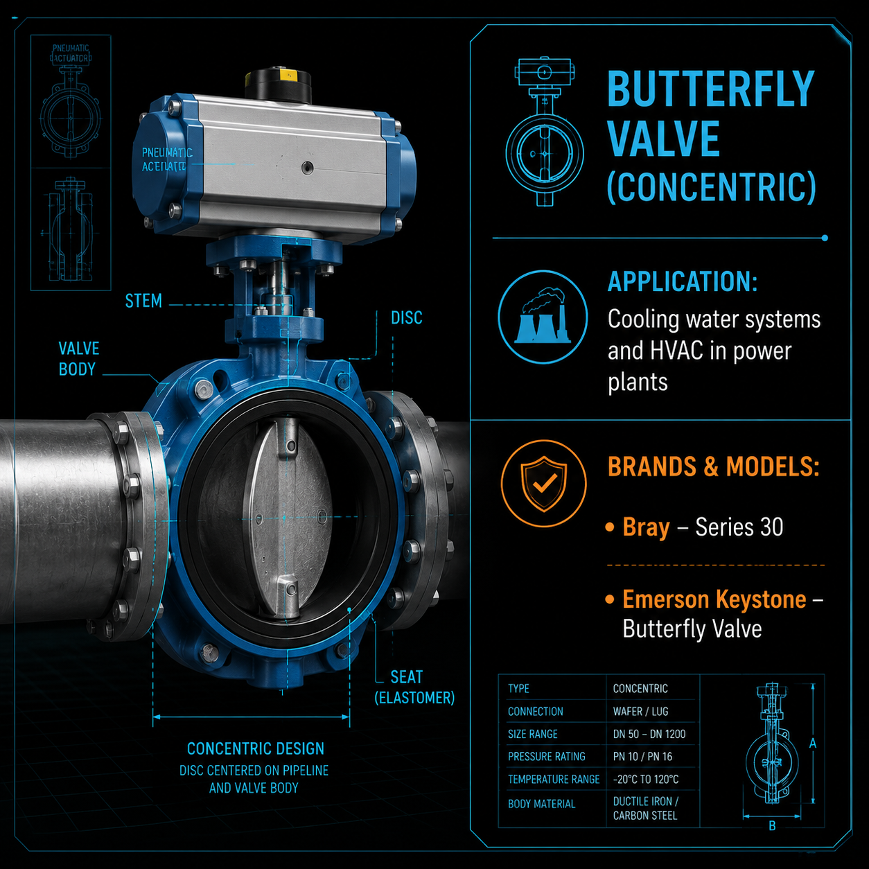 Butterfly Valve (Concentric)