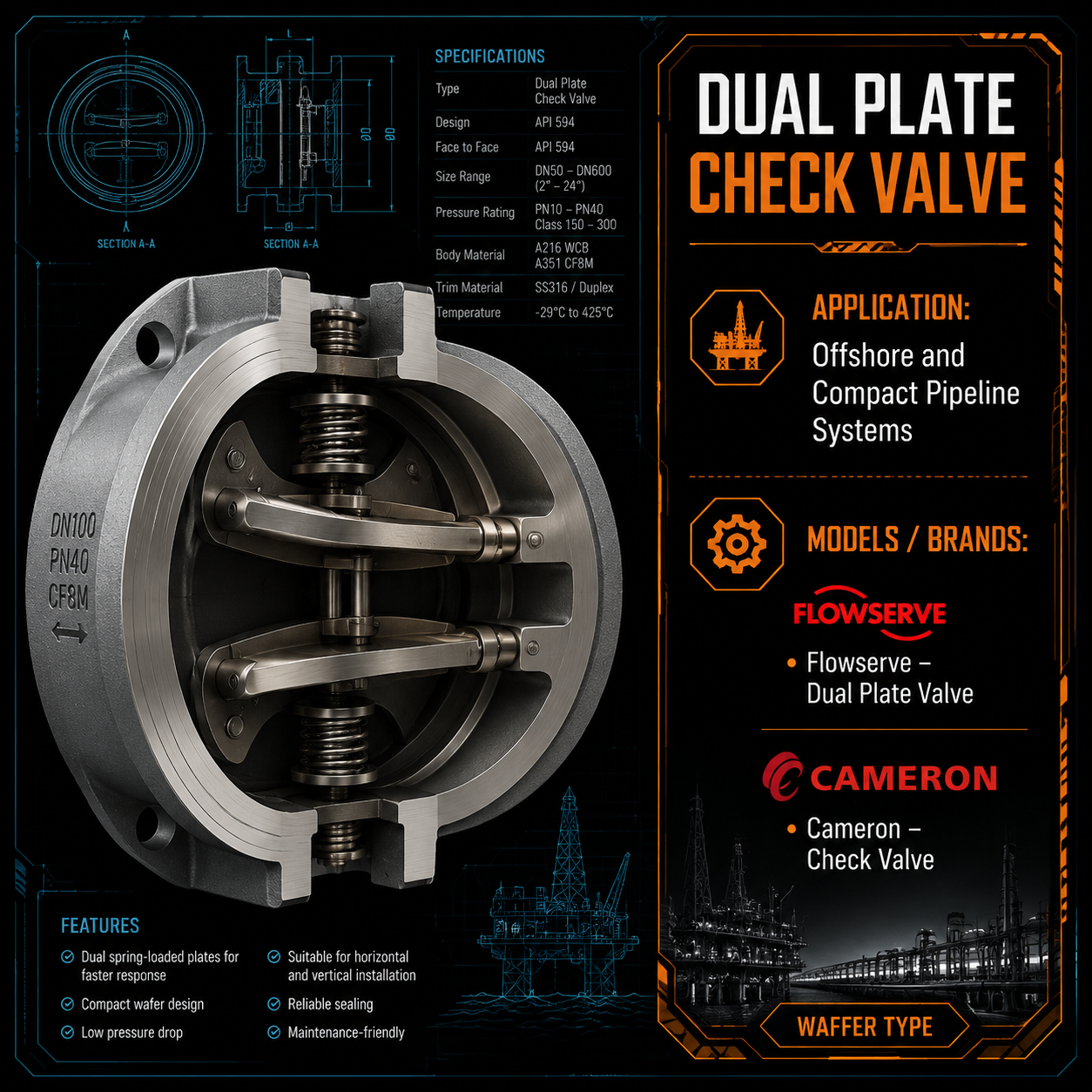 Dual Plate Check Valve