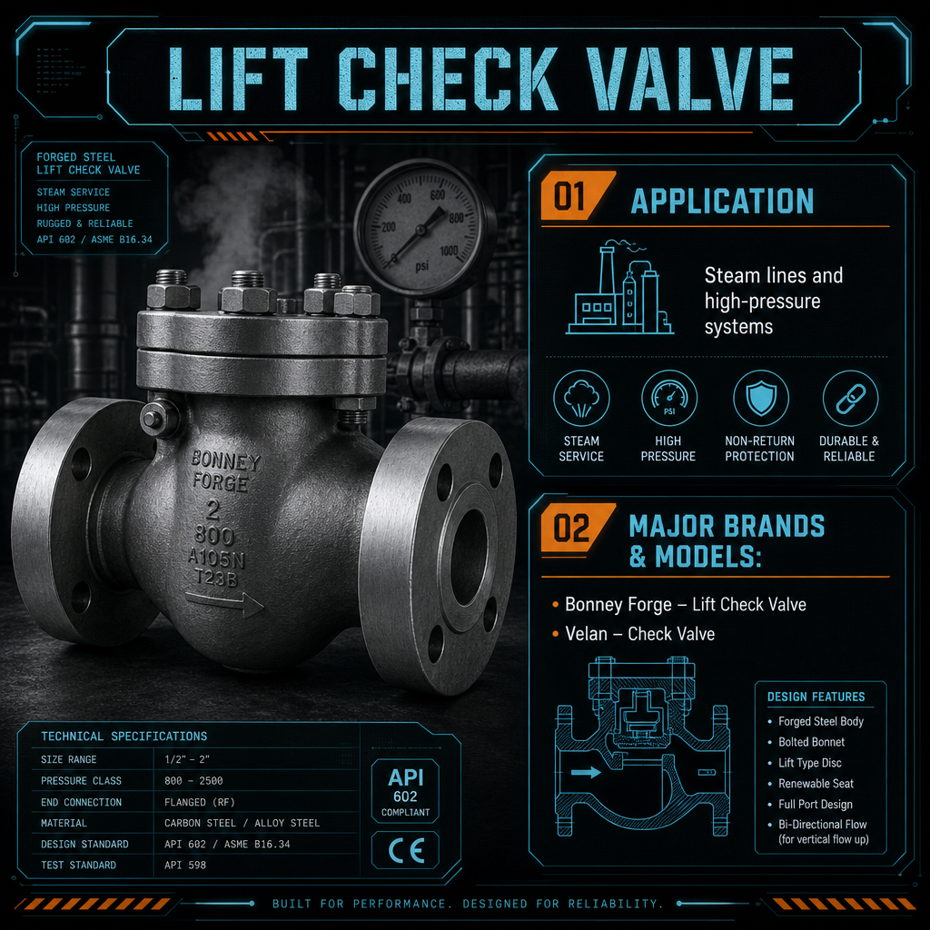 Lift Check Valve