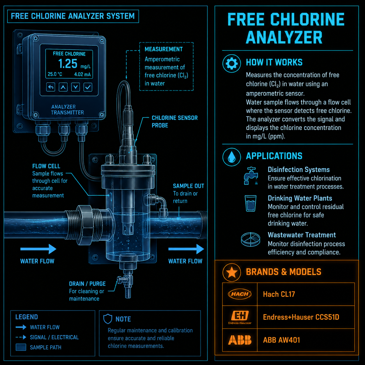 Free Chlorine Analyzer