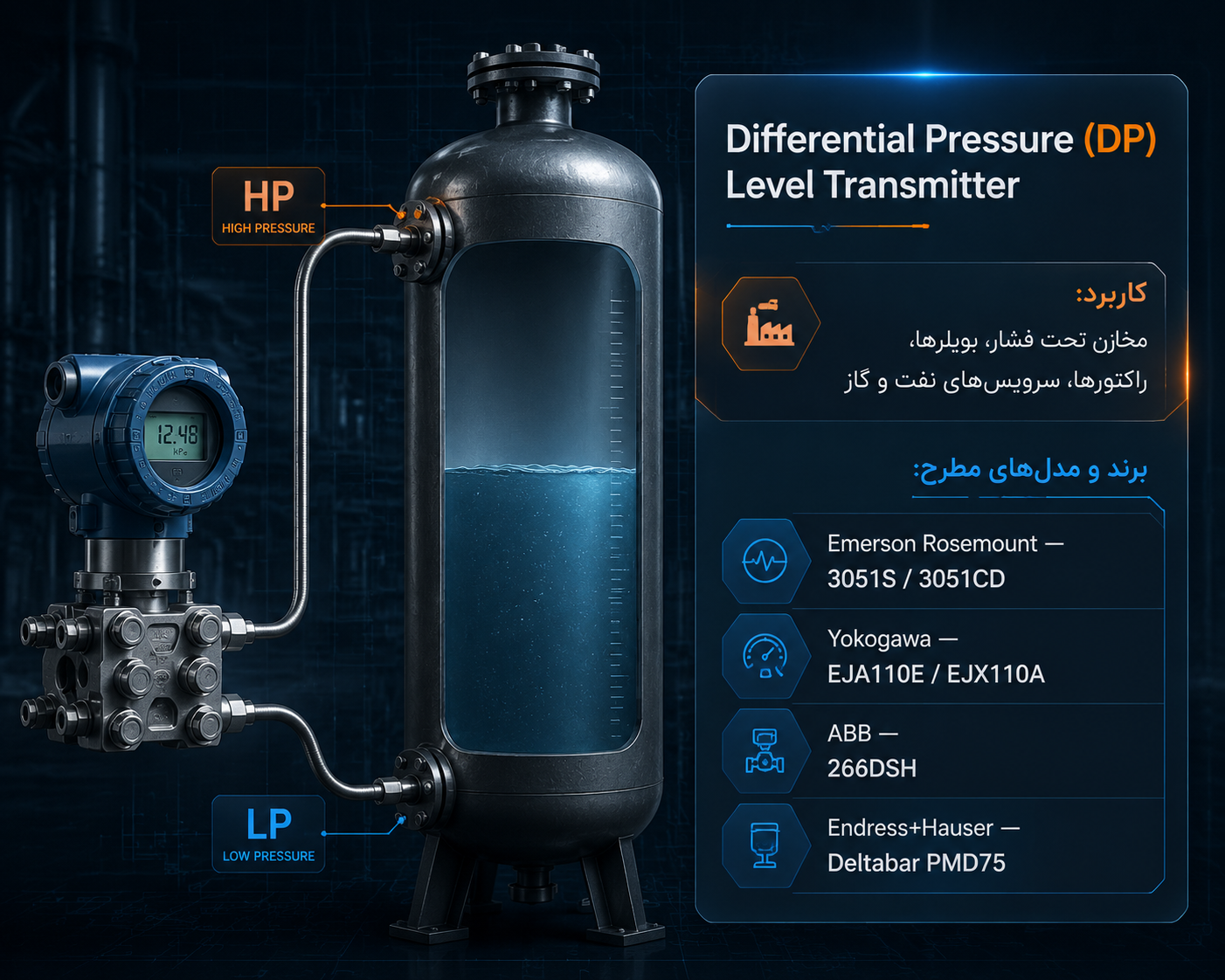 سطح‌سنج اختلاف فشار (DP)